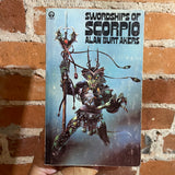 Swordships of Scorpio - Alan Burt Akers - Illustrated 1975 Orbit Paperback - Chris Achilleos Cover