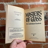 Master of Glass - M. Coleman Easton - 1987 Questar Books Paperback - Victoria Poyser Cover