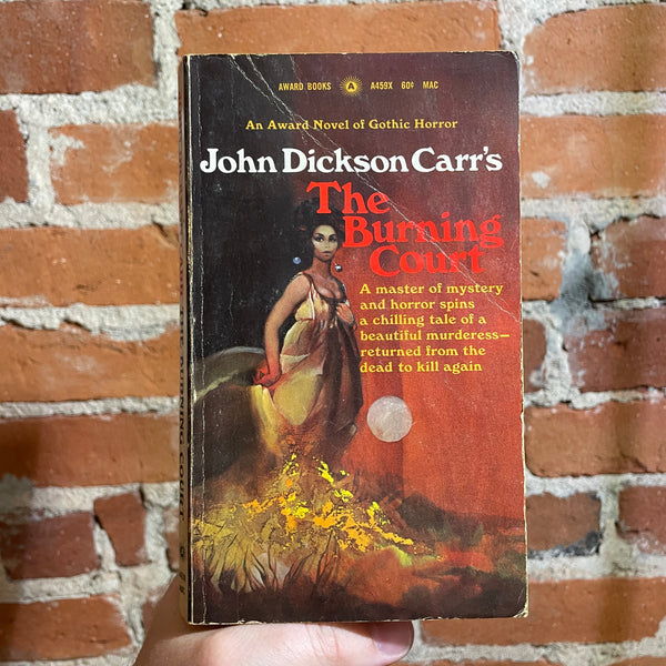The Burning Court - John Dickson Carr - 1969 Award Books Paperback - GOTHIC HORROR