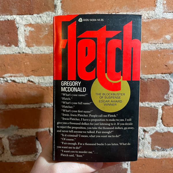 Fletch - Gregory McDonald - 1976 14th Avon Books Paperback