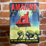 No Star Is Safe - P.F. Costello - Amazing Stories Magazine Sept. 1954 Vol. 28 No. 4 - Ralph Castenir Cover