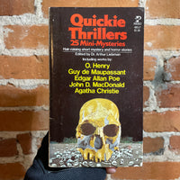 Quickie Thrillers: 25 Mini Mysteries - Edited by Arthur Liebman - 1977 Pocket Books Paperback