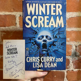 Winter Scream - Chris Curry & Lisa Dean - 1991 SIGNED Pocket Books Paperback