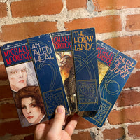 Dancers at the End of Time Trilogy Paperback Bundle - Michael Moorcock - Ace Books - Robert Gould Covers