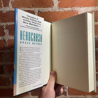 Headcrash - Bruce Bethke - 1995 Warner Books Hardback - RARE Cyberpunk