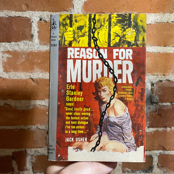 Reason for Murder - Jack Usher - 1959 1st Pocket Books Paperback