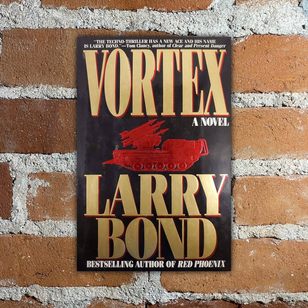 Vortex - Larry Bond - 1991 Warner Books Hardback - Peter Thorpe Cover