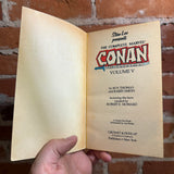 Conan the Barbarian - Roy Thomas & Barry Smith - 1978 Tempo Books #5 Paperback