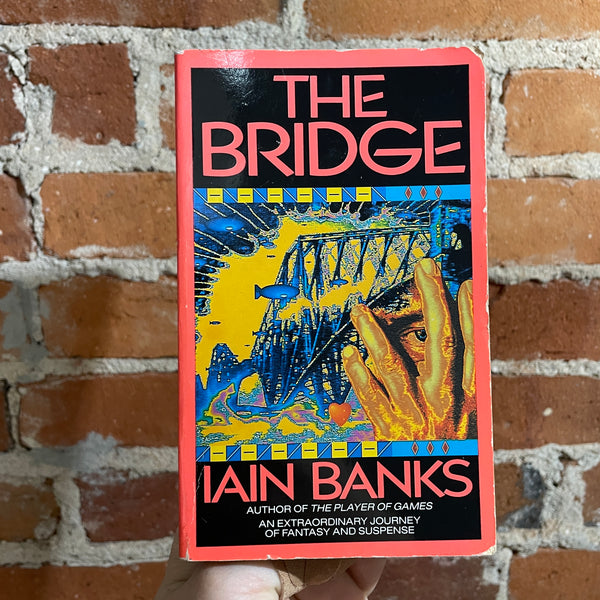 The Bridge - Iain M. Banks - 1990 HarperCollins Paperback - Peter Gudynas Cover
