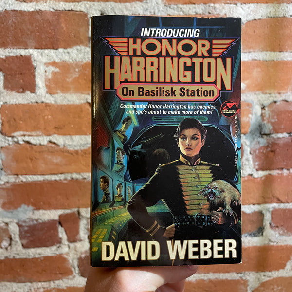 On Basilisk Station - David Weber - 1995 3rd Baen Books - Laurence Schwinger Cover