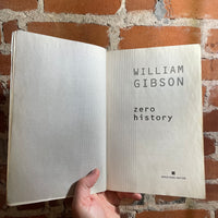 Zero History - William Gibson  2010 Berkley Paperback