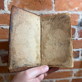 The Communicant’s Companion; or, Instructions and Helps for the Right Receiving of the Lord’s Supper - Matthew Henry - 1747 Glasgow Antique Leatherbound Religious Manual