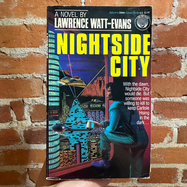 Nightside City - Lawrence Watt-Evans - 1989 Ballantine Books Paperback David Schleinkofer Cover