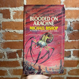 Blooded On Arachne - Michael Bishop - 1983 Timescape Pocket Books Paperback - Ron Walotsky Cover