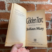 The Golden Torc: Volume II of The Saga of Pliocene Exile - Julian May - 1985 Ballantine Books Paperback - Michael Whelan Cover