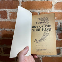 Out of the Silent Planet  - C.S. Lewis 1949 Avon Books paperback