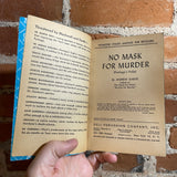No Mask For Murder - Andrew Garve - 1950 Dell Books Paperback - Robert Stanley Cover