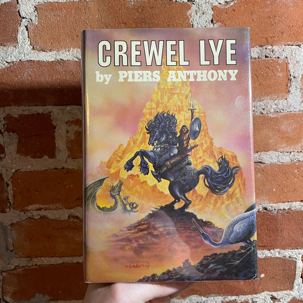 Crewel Lye - Piers Anthony - 1984 BCE Del Rey Books Hardback - Ron Walotsky Cover