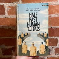 Half Past Human - T.J. Bass - 1971 1st Ballantine Books Paperback - Michael McInnerney Cover