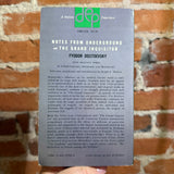 Notes From Underground / The Grand Inquisitor  - Fyodor Dostoyevsky - 1969 E.P. Dutton Paperback