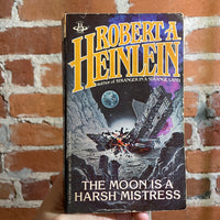 The Moon Is A Harsh Mistress - Robert A. Heinlein - 1980 Berkley Books Paperback - Carl Lundgren Cover