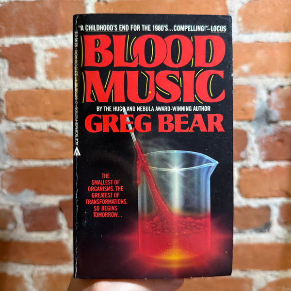 Blood Music - Greg Bear - 1986 Ace Books Paperback - Don Brautigam Cover