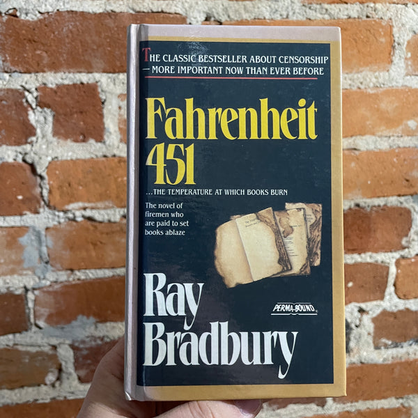Fahrenheit 451 - Ray Bradbury - 1991 Ballantine Hardback - Donna Diamond Cover