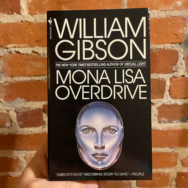 Mono Lisa Overdrive - William Gibson - 1989 Bantam Paperback - Will Cormier Cover