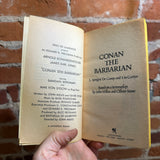 Conan the Barbarian - L. Sprague de Camp & Lin Carter - 1982 Bantam Books Paperback - Movie Tie-In Cover