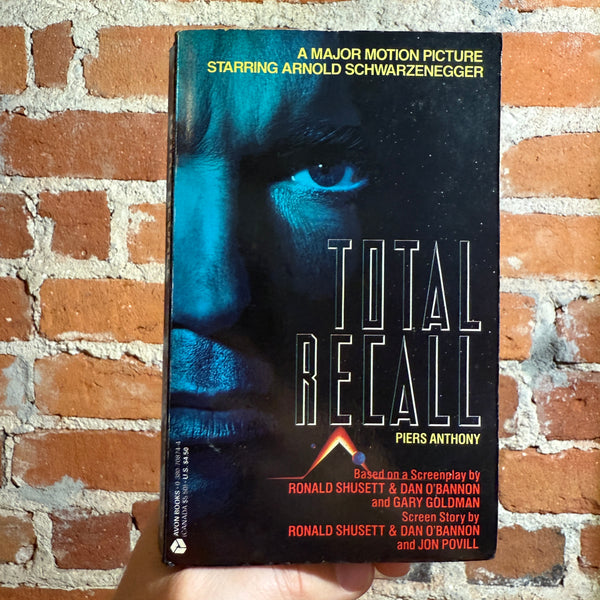 Total Recall - Piers Anthony - 1990 Avon Books Paperback - Movie Tie In Cover
