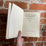 Selected Poems of Carl Sandburg - Edited by Rebecca West - 1954 Harcourt, Brace & World Hardback