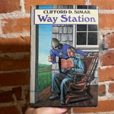 Way Station - Clifford D. Simak - 1963 BCE Doubleday Hardback GC P041 - Jill Baumann Cover