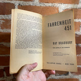 Fahrenheit 451 - Ray Bradbury - 1967 8th Ballantine Books Paperback - Joseph Mugnaini Cover