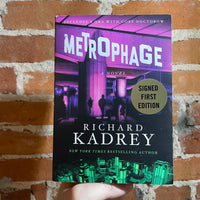 Metrophage - Richard Kadrey - SIGNED 2014 Harper Paperback