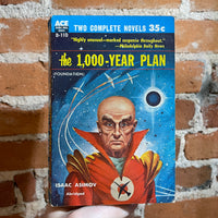 The 1,000-Year Plan (Foundation) - Isaac Asimov / No World of their Own 1955 Ace Double Paperback