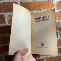 Timestop - Philip Jose Farmer - 1957 Lancer Books Paperback - Gene Szafran Cover