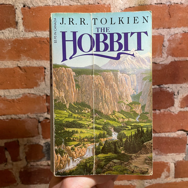 The Hobbit - J.R.R. Tolkien - 1988 Unwin Paperbacks - Ted Nasmith Cover