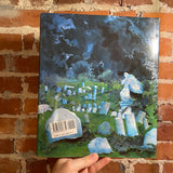 Midnight in the Cemetery: A Spooky Search-and-Find Alphabet Book - Cheryl Harness - 1999 SIGNED Hardback