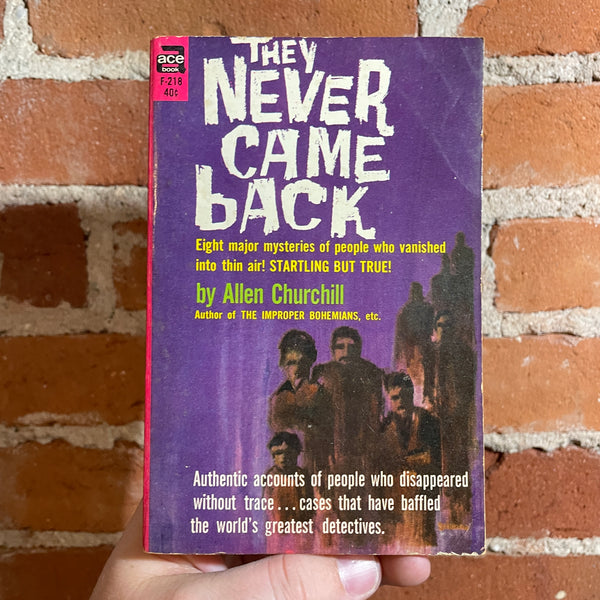 They Never Came Back - Allen Churchill - 1960 Ace Books Paperback