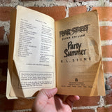 Party Summer - R.L. Stine - 1991 Archcway Paperback - Bill Schmidt Cover
