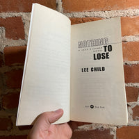 Nothing To Lose - Lee Child - 2014 Dell Books Paperback - Jack Reacher #12