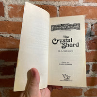 The Crystal Shard - R.A. Salvatore - 1988 TSR, Inc. Paperback - Forgotten Realms - Larry Elmore Cover