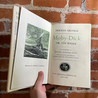 Moby-Dick - Herman Melville - 1976 Illustrated Norton Hardback