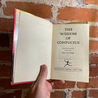 The Wisdom of Confucius - Edited by Lin Yutang - Modern Library Hardback