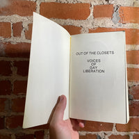 Out of the Closets: Voices of Gay Liberation - Edited by Karla Jay & Allen Young - 1972 Douglas Links Paperback