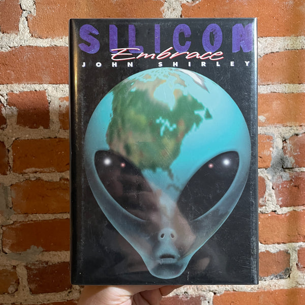 Silicon Embrace - John Shirley - 1996 1st Mark V. Ziesing Books Hardback - Paul Mavrides Cover