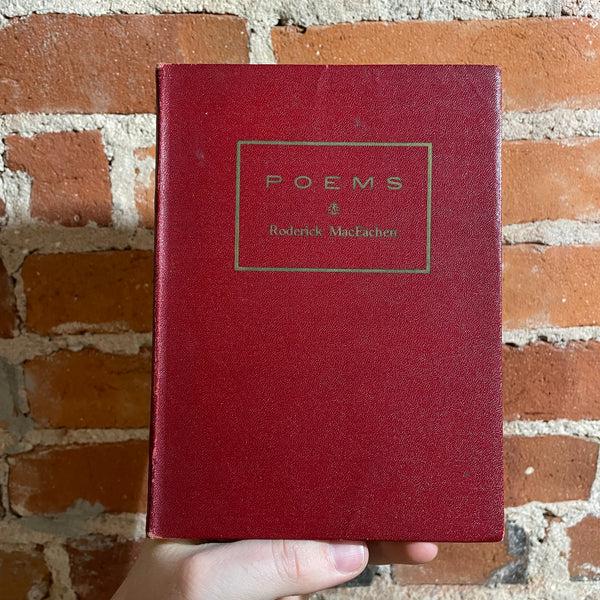 Poems - Roderick MacEachen - 1941 The Corcoran Press Softcover