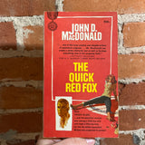 The Quick Red Fox - John D. MacDonald - 1964 Gold Medal Books Paperback