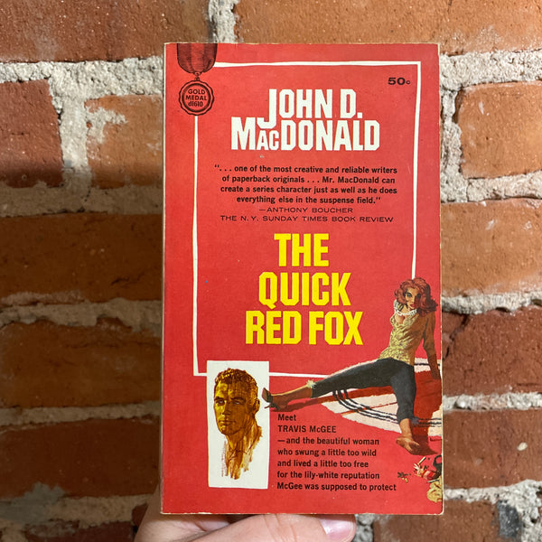 The Quick Red Fox - John D. MacDonald - 1964 Gold Medal Books Paperback