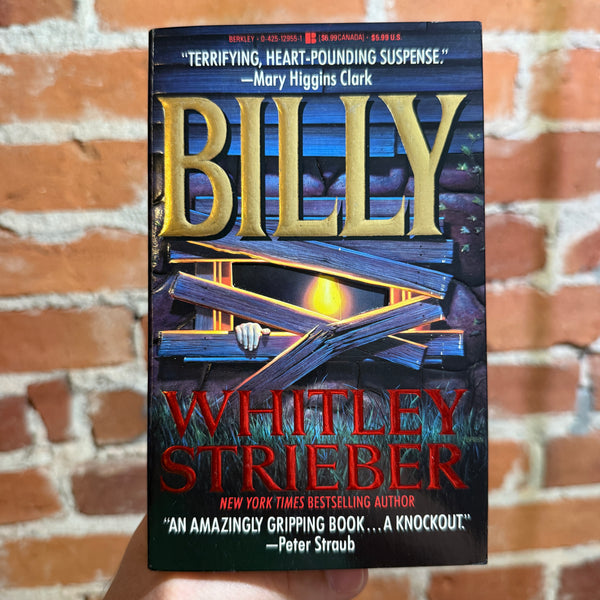 Billy - Whitley Strieber - 1991 Berkley Books Paperback